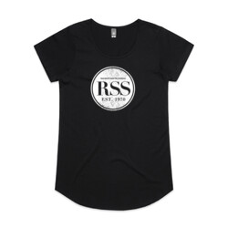 RSS White Circle - Womens Mali Tee